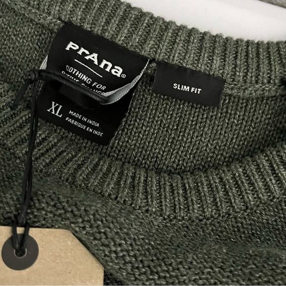 Prana North Loop Sweater in Evergreen Size XL NWT - Picture 3 of 8